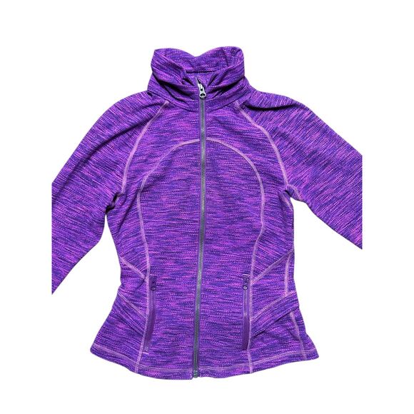 Lululemon, Women's Zip Up Jacket, Hustle in Your Bustle, Pink & Purple, Size 4 - Picture 2 of 9